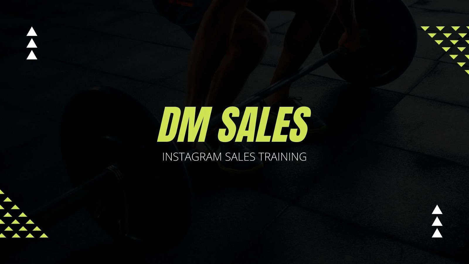 Internal: DM Sales Training